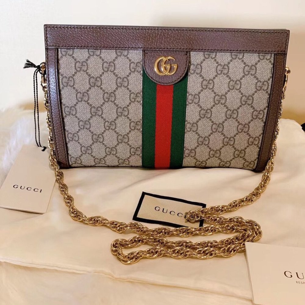 NWT Gucci Ophidia GG small shoulder bag
